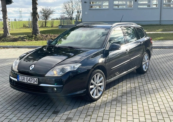 Renault Laguna cena 15700 przebieg: 348000, rok produkcji 2008 z Grudziądz małe 56